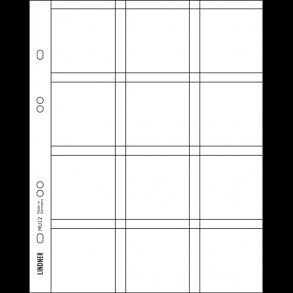 Multi collect, mntblad til mntholder, 12 rum, 5 stk, glasklar, 72MU12