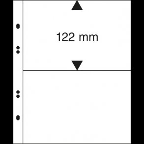 Multi collect, indstiksblad, sort, 2 rum, 10 stk, 1312