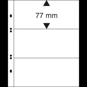 Multi collect, indstiksblad, sort, 3 rum, 10 stk, 1313