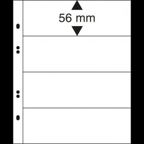 Multi collect, indstiksblad, glasklar, 4 rum, 10 stk, 1324