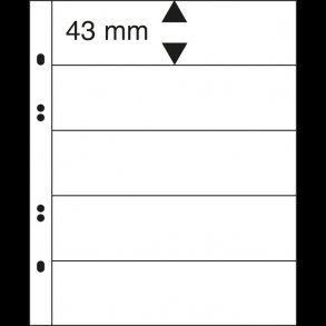 Multi collect, indstiksblad, sort, 5 rum, 10 stk, 1315