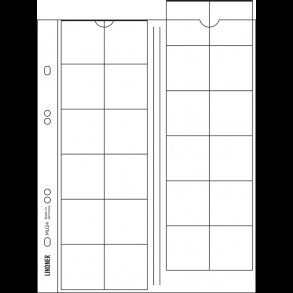 Multi collect, mntblad, 24 rum, 5 stk, glasklar, 72MU24