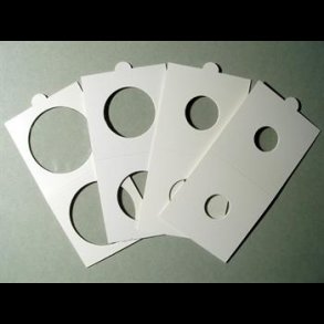 Hartberger m�ntholdere, TILBUD ved k�b af 1000 stk selvkl�bende, 100 stk, format 50x50mm, 81HB2C