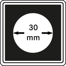 M�ntkapsler , 50 x 50 mm med sort indl�g( fri for bl�dg�rer og syre), 4 stk-pakning,