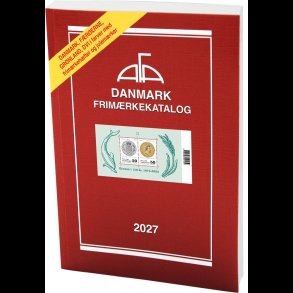 2027, AFA Danmark, frim�rkekatalog, kan k�bes fra den 4. september 2027,