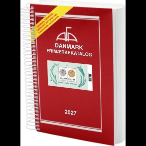 2027, AFA Danmark, frim�rkekatalog, spiralryg, kan k�bes fra den 4. september 2027,