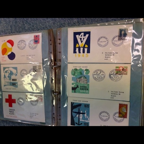 Stor samling f�rste dags kuverter, Danmark, Gr�nland og F�r�erne, 5151,