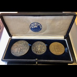 1930, Island, 2, 5, 10 kronur, i original ske, mntst, 01,