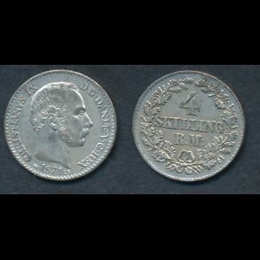 1871, Christian IX, 4 skilling, 01