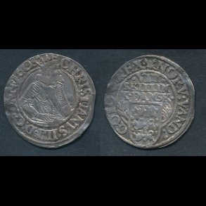 1608, Christian IV, VIII skilling, H96, 1(+)
