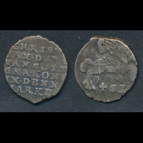 Uden �r, Christian IV, 4 skilling lybsk, H167, 1