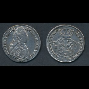 1731, Christian VI, 24 skilling, H6B, 1+