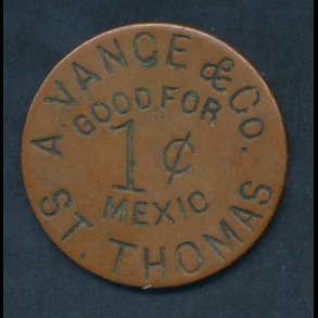 Sieg 61, A. Vance & Co, 1 cent, 1+