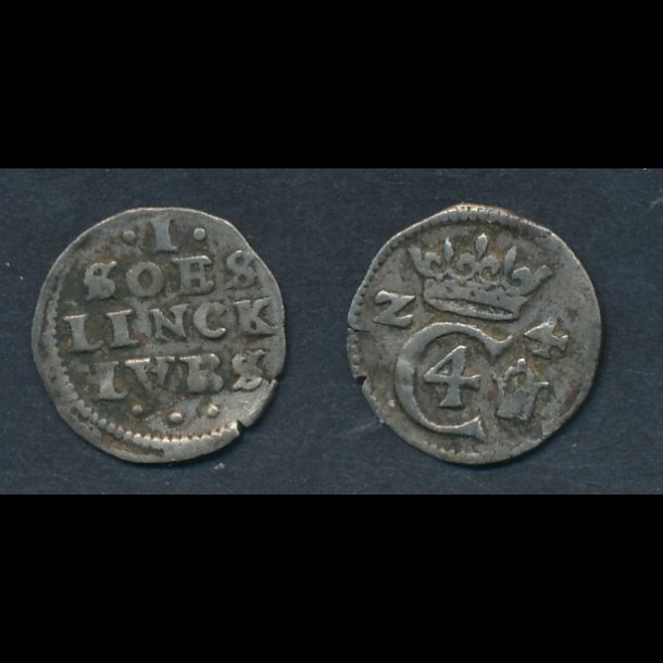 1624, Christian IV, 1 ssling lybsk, H171, 1