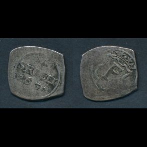 1563, Frederik II, 4 skilling klipping, H15, 1/1-