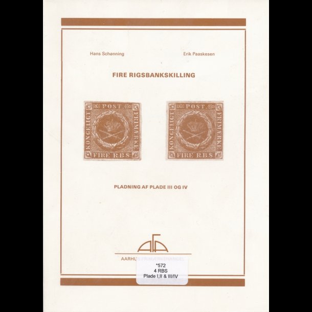 Fire Rigsbankskilling pladning af plade III og IV, udg 1976-1977-1981