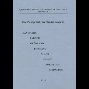 Die Postgebhren Skandinaviens, udg 1999