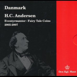 Eventyrmntst, 2005-07, indeholder alle 10 kroner H C Andersen mnter, ucirkuleret,