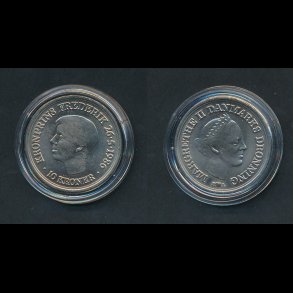 1986, 10 kroner, Kronprins Frederiks 18 rs fdselsdag,  kobbernikkel, 0