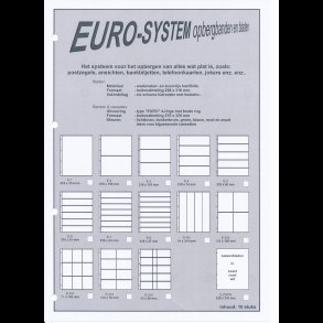 Euro-system blade, 10 stk, 818305