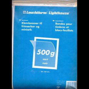 Klemlommer Leuchtturm, sort, 500g, 24-164mm