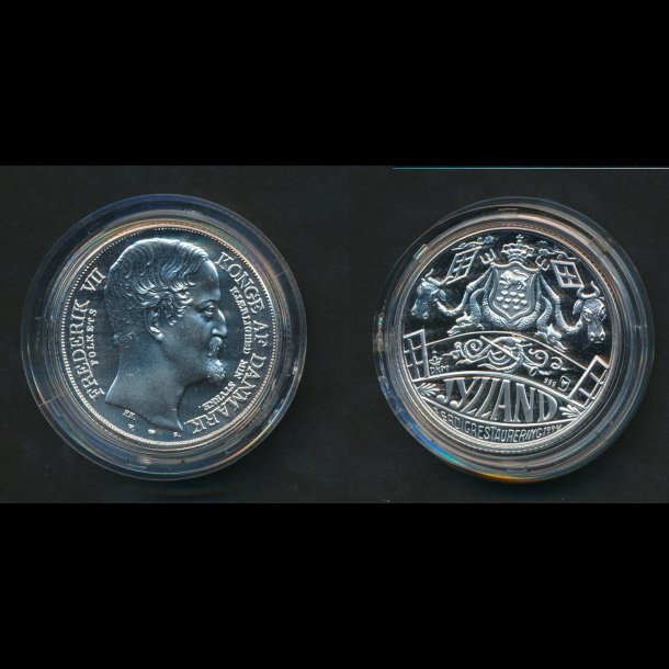 1994, Frederik VII, Prins Henrik, (Fregatten Jylland), 2 medaljer, 31,1g, diam. 38,4 mm,