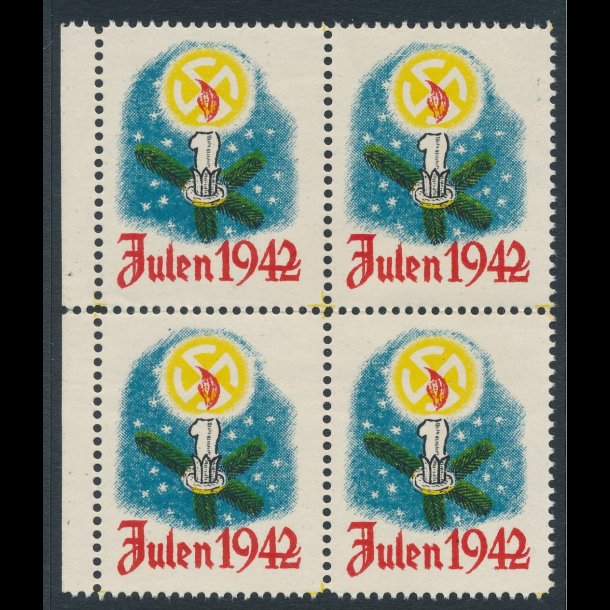 1942, Julemrke, DNSAP ** , fireblok