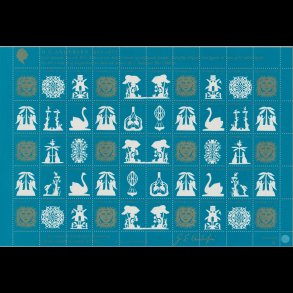 1975, H. C. Andersens silhuetter, helark, ufoldet,