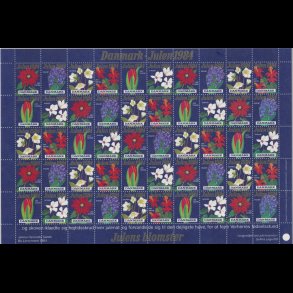 1984, Juleblomster, helark, ufoldet,