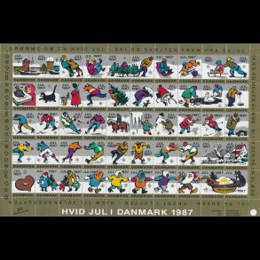 1987, Vintermotiver, helark, ufoldet,