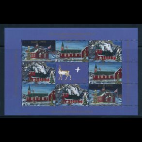 1998, Julem�rker, Gr�nland, miniark 25 �r