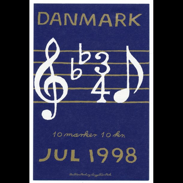1998, Danmark, Julemrkehfte,  "Noder", 10 mrker,