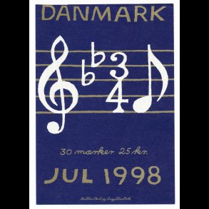 1998, Danmark, Julemrkehfte, 