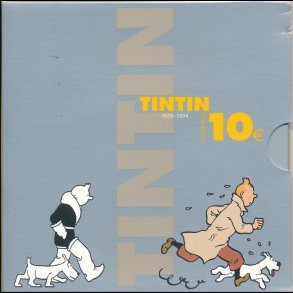 2004, Belgien, 10 euro, Tintin mnt,