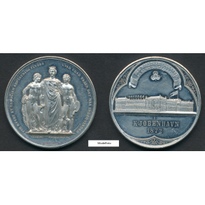 1872, Den Nordiske industri- og kunstudstilling, 55 mm, tin, 01