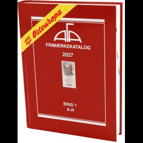 2027, AFA �steuropa bind I (A - R), frim�rkekatalog, kan k�bes fra den 4. september 2027,