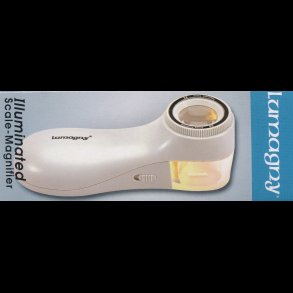 Lyslup, 8x, justerbar focus, skala 0,1-10mm, 747580