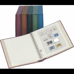 Ringbind i elegant l�der, 1121L,