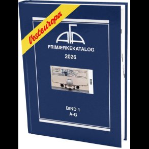 2026, AFA, Vesteuropa, frimrkekatalog, Bind 1, A - G,