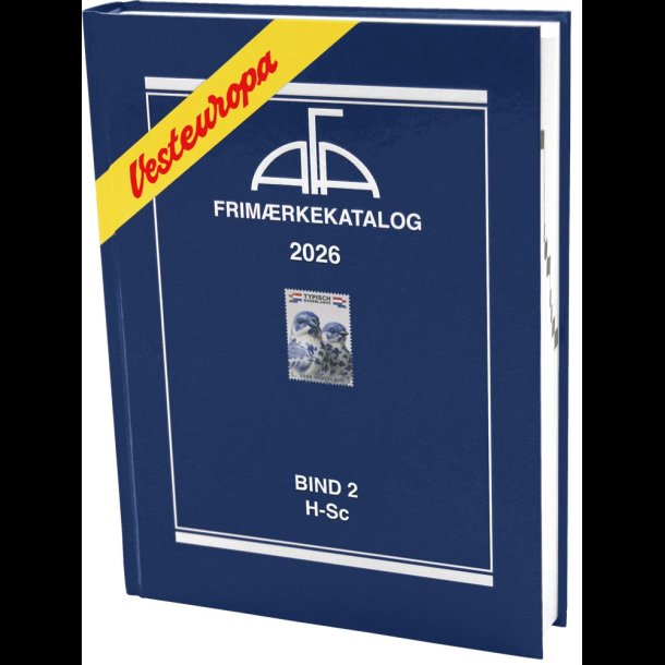 2026, AFA, Vesteuropa, frim�rkekatalog, Bind 2, H - Sc,