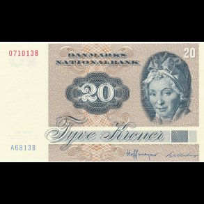 20 kroner seddel